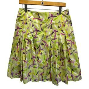 High Heel Shoe Pattern Women Skirt Novelty Liz Claiborne Petite Size 10